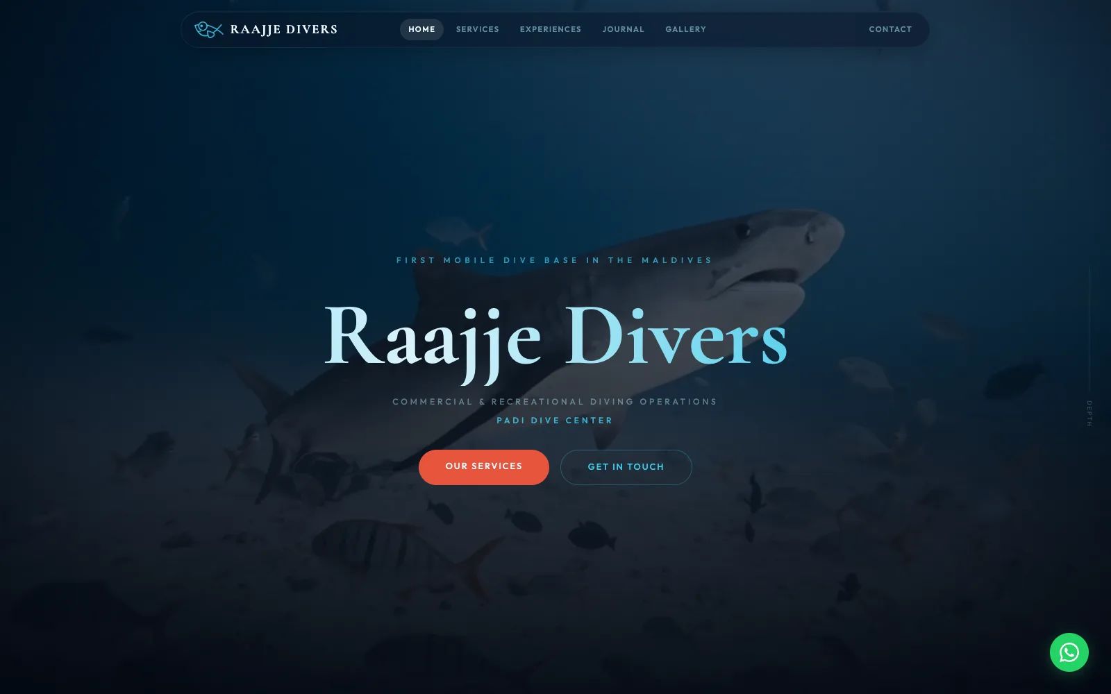 Raajje Divers — dive school site